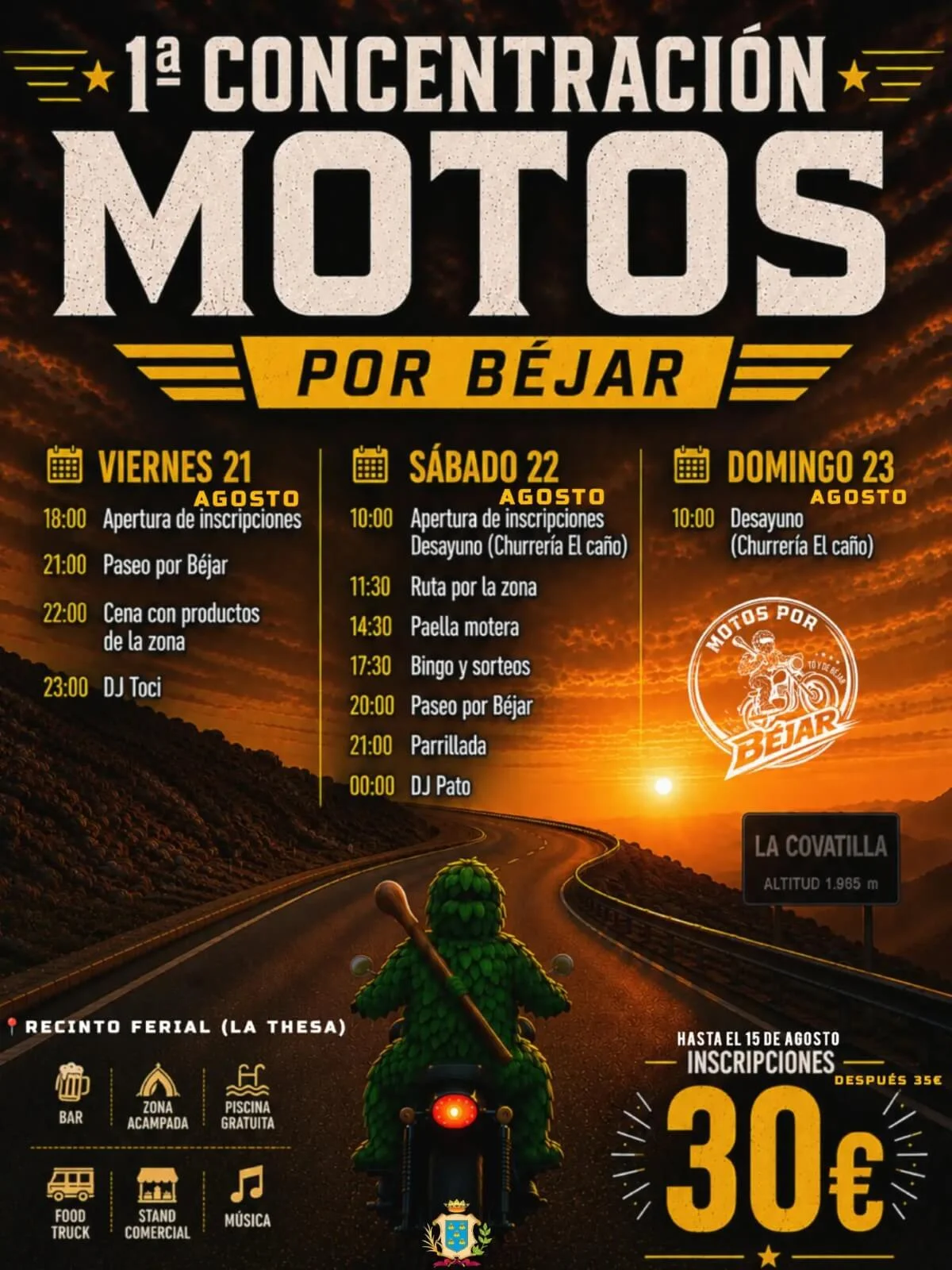 I Concentración Motos Por Bejar